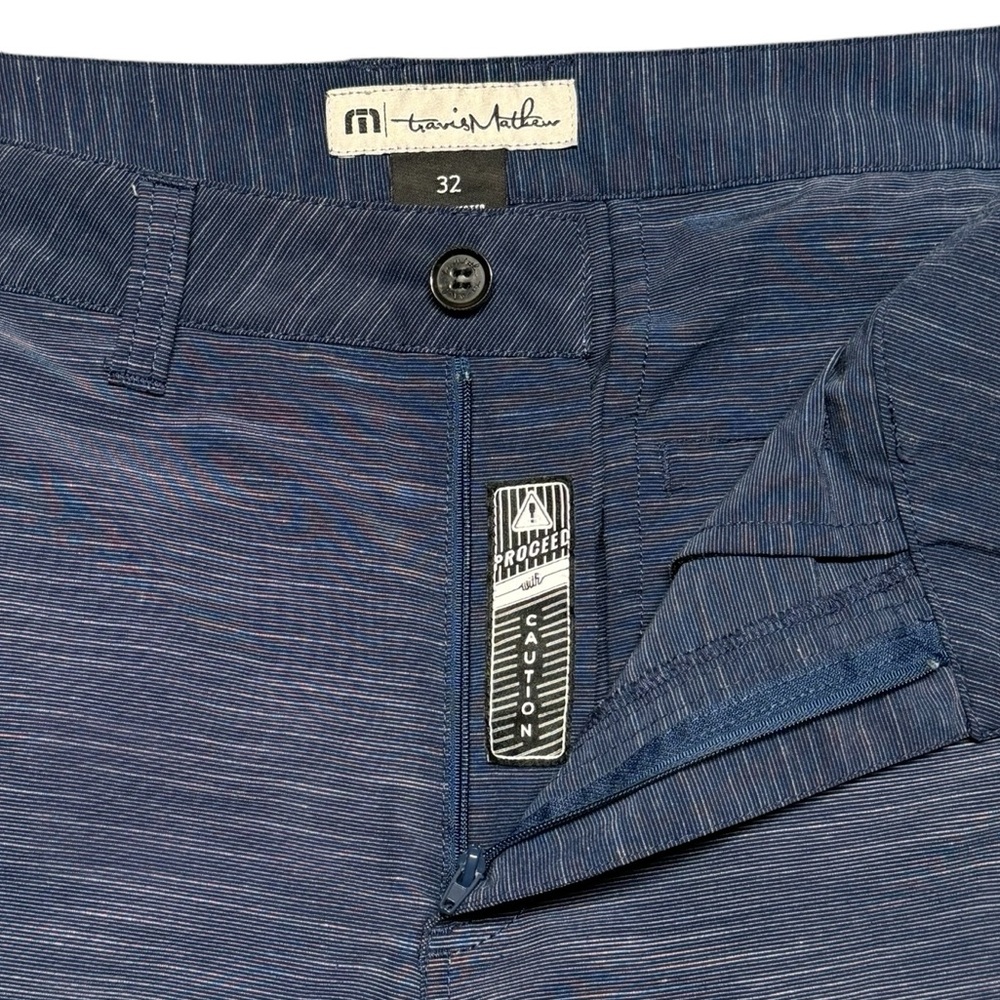 Travis Mathew Beck Shorts Blue Mens 32 Performance Golf Athletic Preppy Summer - Picture 5 of 14